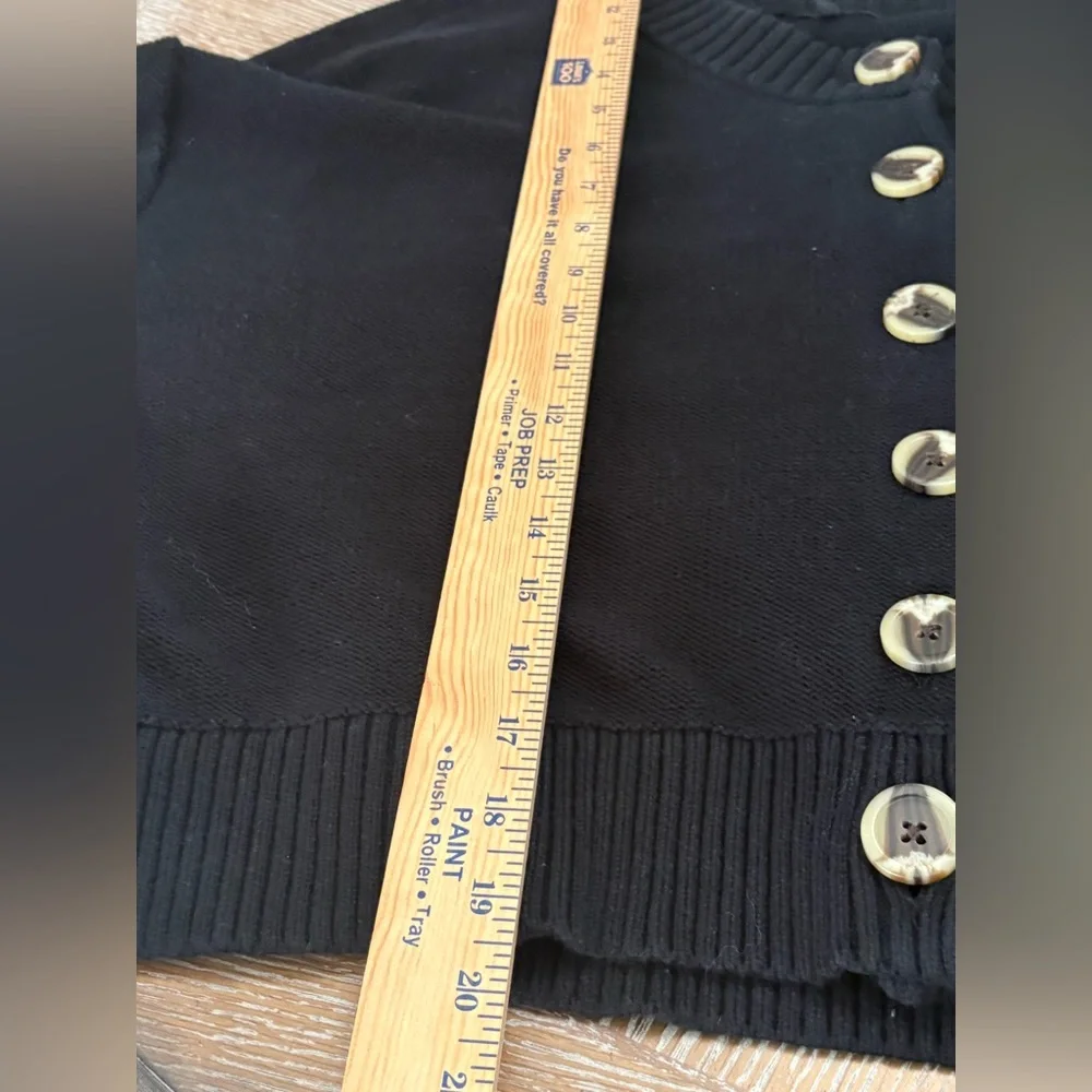 QUINCE 100% Organic Cotton Cropped Cardigan Size Small - Picture 14 of 14